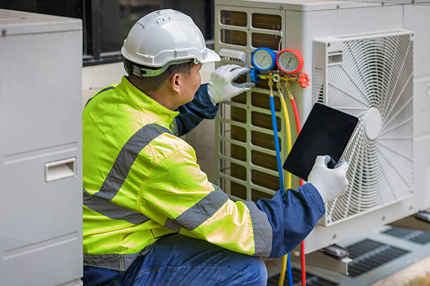 Professional Hvac Maintenance technician working in May, TX
